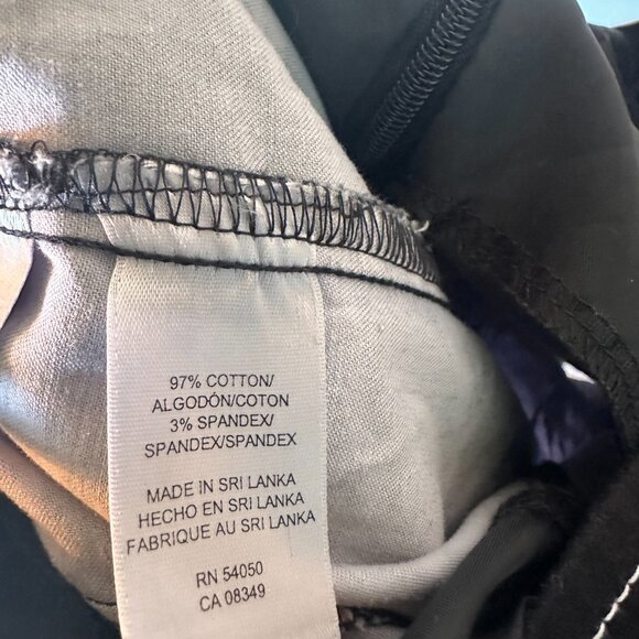 D-2 Nine West Georgette Collar Black & White Floral A-line Rockabilly dress S 14 - Picture 4 of 4